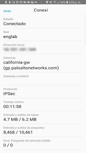 GlobalProtect screenshot 4