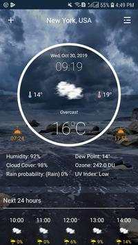 Live Weather App - Clock Widget for Android screenshot 1