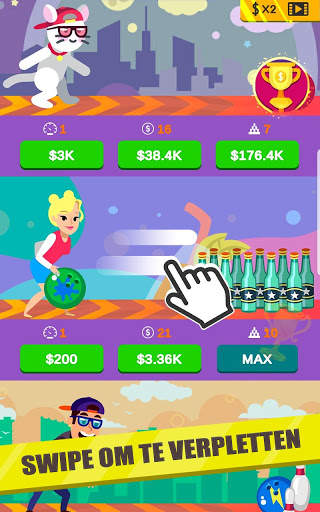 Bowling Idle - Jeux de sport incrémental screenshot 1