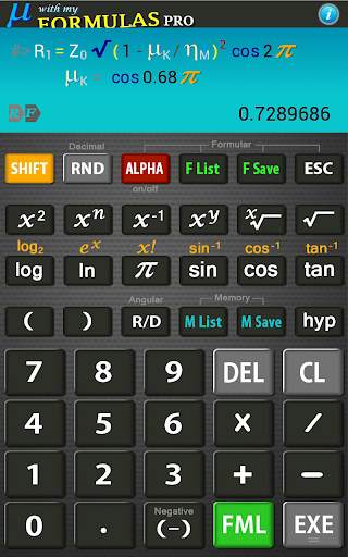 Scientific Calculator Mu Lite screenshot 1