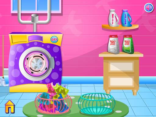 Laundry clothes girls games screenshot 2