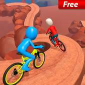 Uphill Stickman BMX Bicycle Stunts 1.0