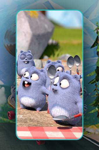 Cartoon Grizzy And Lemmings New Wallpaper screenshot 7