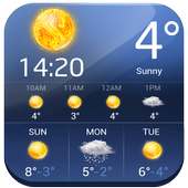 Free weather widget pro☂⛈ icon