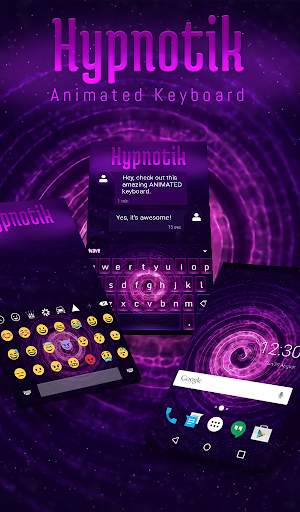 Hypnotik Animated Keyboard स्क्रीनशॉट 1
