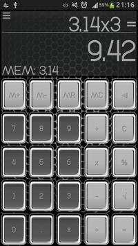 Metal Frame SCalc Theme 1 تصوير الشاشة