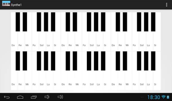 Synthétiseur Piano screenshot 1