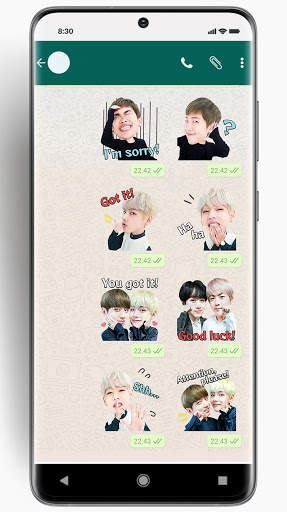Cute Korean Idol BTS for WhatsApp screenshot 7