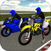 Heavy Bike Moto Rider 3D: F1 Track Racer Stunts logo