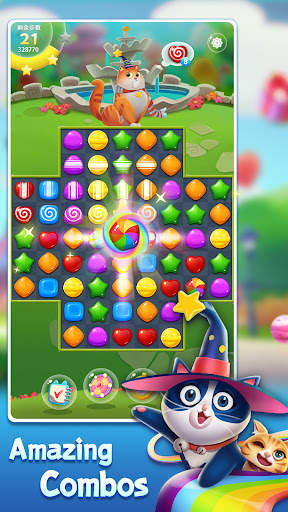 Candy Cat - Pet match 3 games screenshot 2