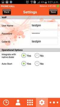 Phone kall screenshot 2