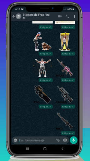 Stickers de Free Fire   Chat screenshot 8