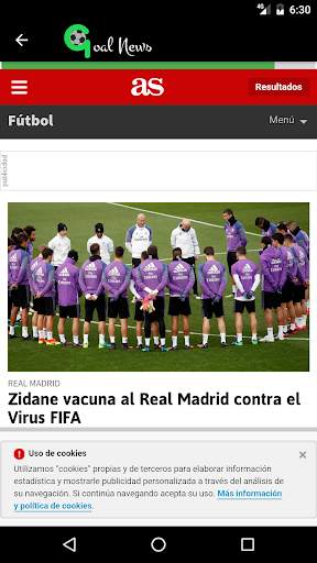 Goal News screenshot 3