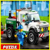 Puzzle LEGO City my City logo