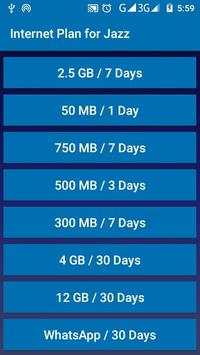 Internet Plan for Jazz скриншот 2