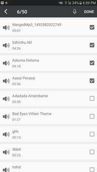 Mp3 Merger & Joiner (Audio) screenshot 5