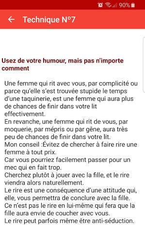 Comment draguer une fille- séduire une fille screenshot 2