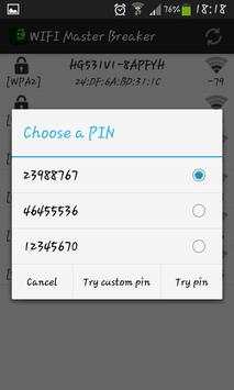 WIFI Master Breaker: Wps-Wpa2 screenshot 2
