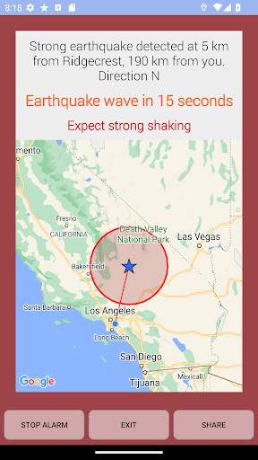 Earthquake Network скриншот 1