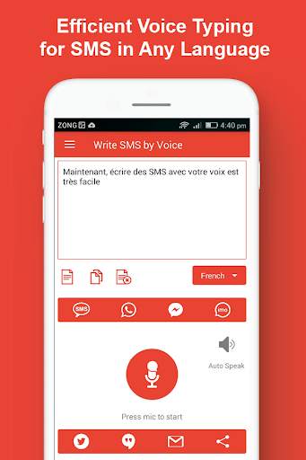Write SMS by Voice Keyboard : Audio to Text Typing screenshot 7
