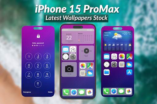 iPhone 15 Pro Max Launcher screenshot 1