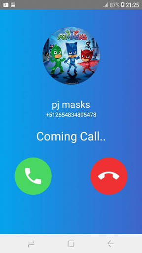 Fake Call Pj Heroes Masks - Funny Prank screenshot 2