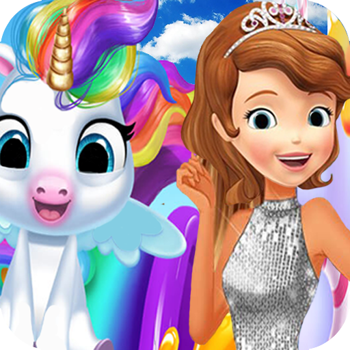 Princess Sofia with a horse icon