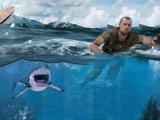 Wild Shark Hunting Attack 3D screenshot 7