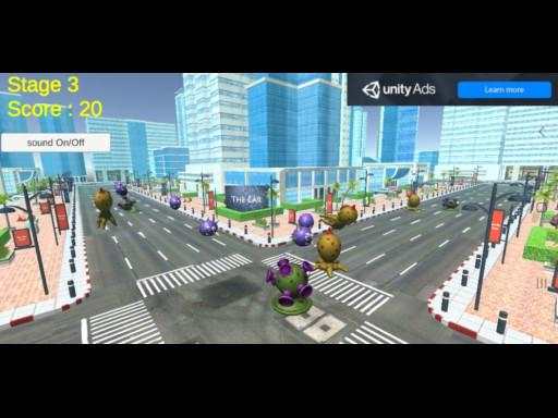 City Viruses Fight Game- 도시바이러스 퇴치게임 screenshot 1
