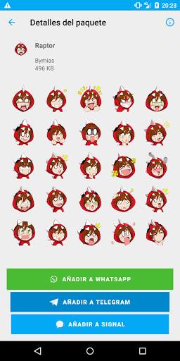 Sticker of the Compas for Telegram WhatsApp Signal screenshot 4