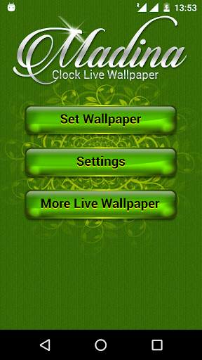 Madina Clock Live Wallpaper screenshot 4