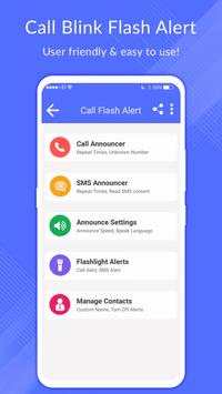 Flash Alert On Incoming Call and SMS screenshot 1
