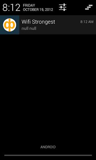 Wifi Strongest signal screenshot 2