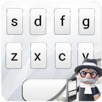 White Keyboard 2018: White Themed Emoji's Keypad on 9Apps