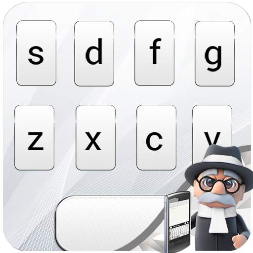 White Keyboard 2018: White Themed Emoji's Keypad 1.0.1