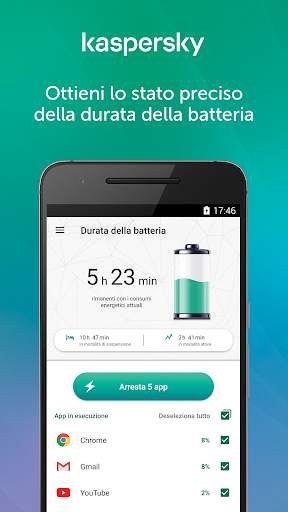 Kaspersky Battery Life: Saver & Booster screenshot 1