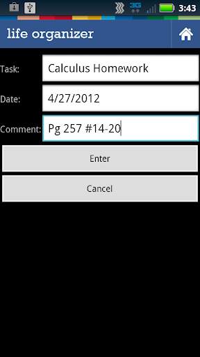 Life Organizer 2 تصوير الشاشة
