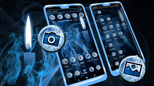 Angel Smoke Launcher Theme screenshot 3