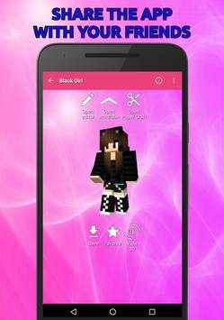 Girls Skins with Ears for Minecraft in 3D screenshot 2