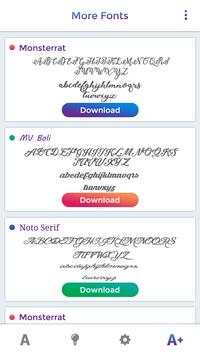 Calligraphy Fonts free Style screenshot 4