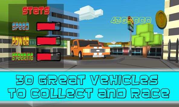 🏁 Blocky Racer-Cars Road Maze скриншот 2
