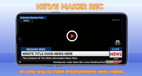 News Maker Video Rec screenshot 1
