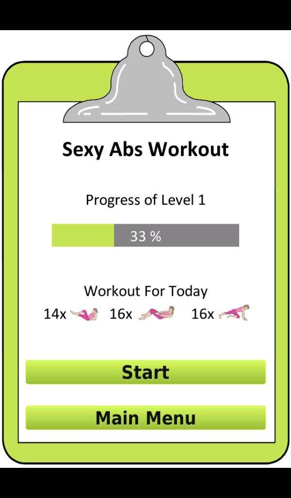 Sexy Abs Workout for women screenshot 3