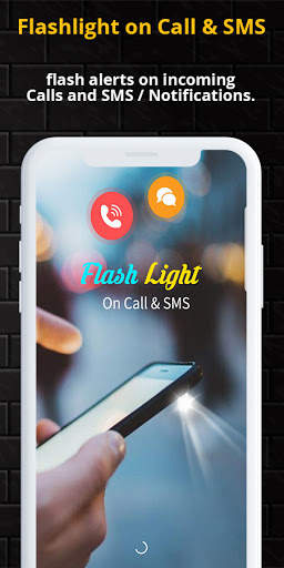 Flashlight on Call & SMS - Flash alert screenshot 1