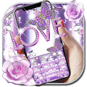 Lila Liebe Tastatur icon