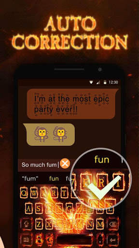 Flame Phoenix Keyboard Theme for Android screenshot 5