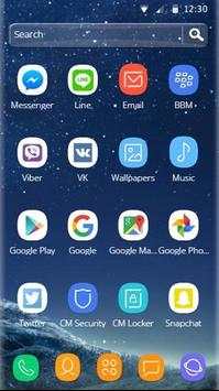 Night Theme for Galaxy S8 screenshot 2