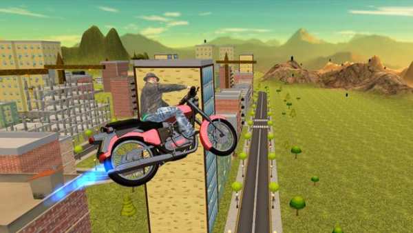 Flying Bike Sim Ride Unlimited screenshot 1
