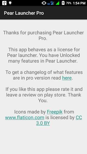 Pear Launcher Pro screenshot 1