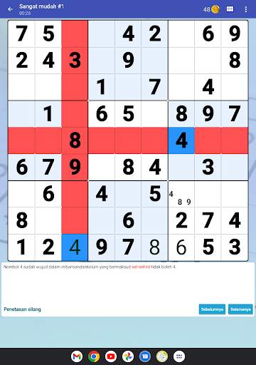 Sudoku - Teka-teki Otak Klasik screenshot 18